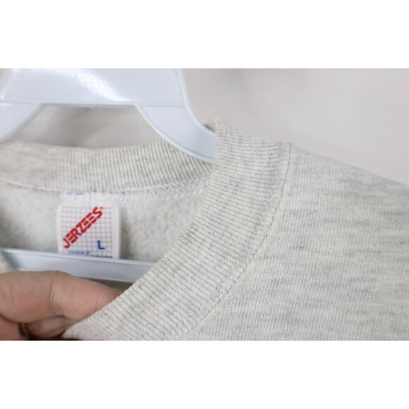 Vintage 90s Streetwear Mens Large Spell Out Super K Mart Crewneck Sweatshirt USA - Picture 13 of 16